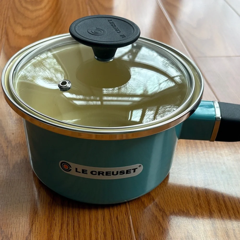 Le Creuset Caribbean Saucepan with Glass Lid